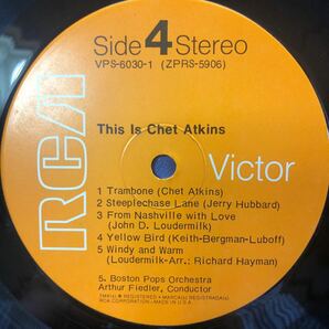 h 2LP 二枚組 チェット・アトキンス This is Chet Atkins 見開きジャケット レコード 5点以上落札で送料無料の画像7