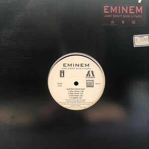 h 12インチ エミネム EMINEM JUST DON'T GIVE A FUCK LP レコード 5点以上落札で送料無料