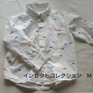 インセクトコレクション　長袖シャツ Mサイズ　あり　刺繍　昆虫