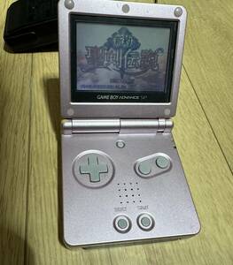*GBA* Game Boy Advance SP* pearl pink * screen excellent * operation verification settled * prompt decision *