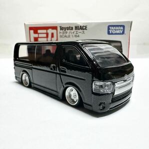 1/64☆トミカ☆ハイエース☆トヨタ☆ミニカー☆車高短☆グラチャン☆族車☆当時☆街道レーサー☆の画像1