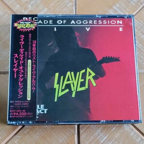 SLAYER　スレイヤー　CD「ライブ〜ディケイド・オブ・アグレッション」(CD ２枚組)