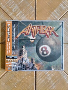 ANTHRAX　アンスラックス　CD「ヴォリューム8 : スレット・イズ・リアル！」(ロゴステッカー封入)