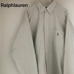 Ralph Lauren ラルフローレン ストライプ BDシャツ 刺繍ポニー