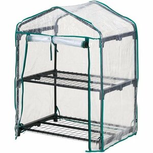  Takeda corporation OST2-02BK 2 step vinyl greenhouse shelves garden ..* greenhouse flower stand * garden la28