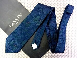 ♪33890D♪状態並品【刺繍 乗馬 馬 犬 動物 柄】ランバン【LANVIN】ネクタイ