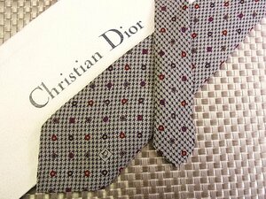 ♪33945D♪状態並品【サークル 丸 ロゴ入 柄】ディオール【Dior】ネクタイ