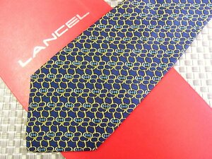 ♪33958D♪状態並品【金具 柄】ランセル【LANCEL】ネクタイ