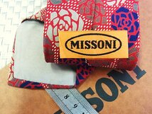 ♪33936D♪状態並品【花 バラ 植物 柄】ミッソーニ【MISSONI】ネクタイ_画像2