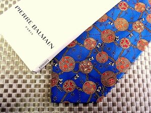 [ stock disposal sale ]* bargain sale *FK7276* Pierre Balmain [ chain medal equipment ornament pattern ] necktie *