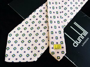 * now week. bargain sale *4673* high class brand [ Cara pattern ]* Dunhill [ flower small floral print ] necktie *