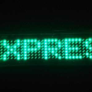 マルチLEDプレート グリーン デコトラ 旧車 街道レーサー カスタムカー EXPRESS LEDプレート