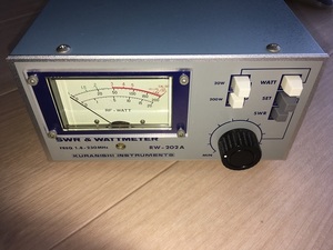 クラニシ　SWR＆WATTMETER　RW-202A　1.8～230MHz　中古