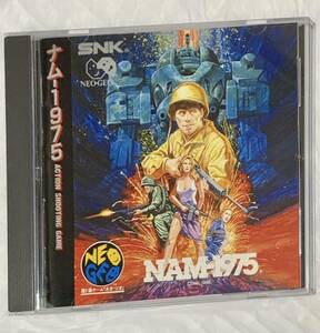 動作確認済・美品！　ネオジオCD NAM-1975 ナム　1975 帯・取説あり　SNK NEOGEO 