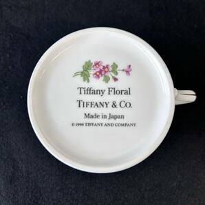 ティファニー Tiffany＆Co.カップ ソーサー ペア 食器 洋食器 花柄 の画像5