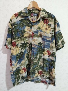 チャップス　CHAPS　CHAPS Ralph Lauren　半袖シャツ　アロハシャツ　hawaiianシャツ　半袖　シャツ