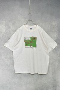 【 トゥーン デザイン 】old プリントTシャツ / size XL / 00s 00年代 entertain ya mania 鹿