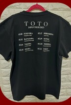 ★ TOTO JAPAN TOUR 2023 LIVE Tシャツ BLACK _画像4