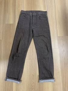 90's Levi's 先染めブラウン　501 USA製　W30L34 505 517 519 ブラック