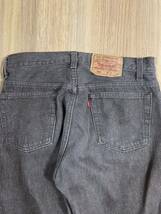 90's Levi's 先染めブラウン　501 USA製　W30L34 505 517 519 ブラック_画像10