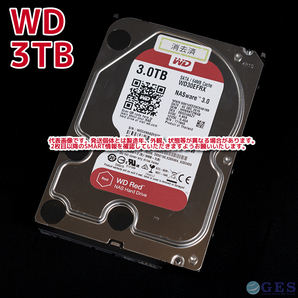 【3T-T10】Western Digital WD Red 3.5インチHDD 3TB WD30EFRX【動作中古品/送料込み/Yahoo!フリマ購入可】