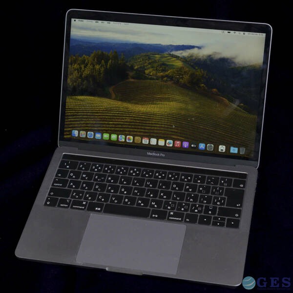 【F17】MacBook Pro 2019 A1989 EMC3358 13インチ Intel Core i7-8569U 2.8GHz SSD256GB RAM16GB Touch Bar ACアダプター付属【中古品】