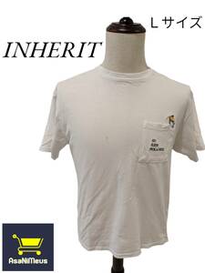  ★古着　INHERIT 　インヘリット　スケボー Tシャツ