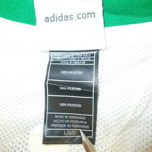 a644◆adidas NBA CELTICS タンクトップ◆サイズL ボストンセルティックス ユニフォーム タンクトップ メッシュ ＃5 GARNETT 送料360円 6Dの画像6