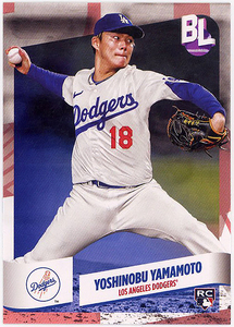 DODGERS-オリックス▲山本由伸YOSHINOBU YAMANAKA最新2024 TOPPS BIG LEAGUE MLB RC 183!