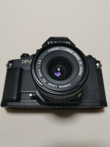 Canon キャノン NewF‐1.NewFDレンズ28㎜F2.8ジャンク