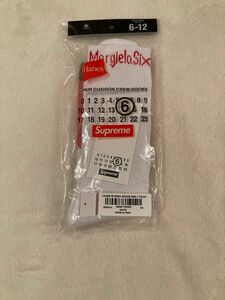 Supreme MM6 Maison Margiela Hanes Crew Socks White シュプリーム マルジェラ