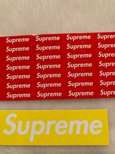 Supreme Box Logo ノベルティー ステッカー 2枚 mini box logo シュプリーム ボックスロゴ