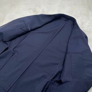 【美品】LARDINI ラルディーニ セットアップ スーツ ジャケット スラックス パンツ サマーウール 50 ネイビーの画像7
