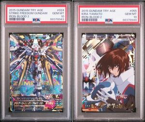 ★ PSA10 TK2-024 /055 ストライクフリーダム＆キラ・ヤマト パーフェクトレア ★ ガンダム トライエイジ カード BANDAI ★ 鑑定品 ★