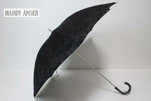 新品　ムーンバット製　ハーディエイミス　紫外線カット加工　軽量　高級晴雨兼用日傘　３　ブラック系