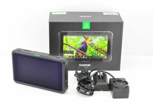 美品★ATOMOS アトモス SHINOBI 5.2インチ HDMI 4Kモニター 高輝度HDR対応フィールドモニター ATOMSHBH01★元箱付き R1529