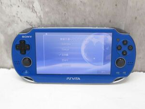 1F-P12 ソニー PS VITA PCH-1100 ブルー 初期化済み