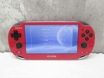 1F-P9 ソニー PS VITA PCH-1100 レッド 初期化済み_画像1