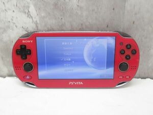 1F-P9 ソニー PS VITA PCH-1100 レッド 初期化済み