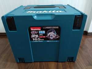 makita マキタ 18v 165mm 充電式 丸ノコ HS631dgxs 鮫肌 本体＋専用ケース 未使用