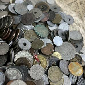 古銭 硬貨 日本古銭 外国 古くて汚れています。約3.5kg まとめ売りの画像3