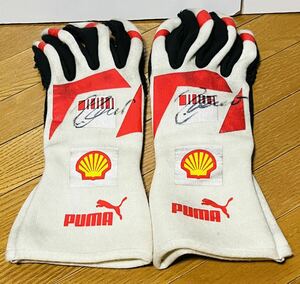 F1☆フェラーリ☆実使用/支給品☆フェリペ・マッサ☆レーシンググローブ☆中古品☆