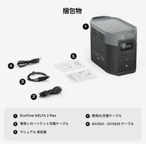 ポータブル電源 ソーラーパネル セット 大容量 DELTA 2 Max+220W ソーラーパネルリン酸鉄 太陽光発電 家庭用 防災 エコフロー EcoFlow _画像8