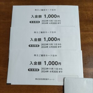 西松屋チェーン 株主優待カードの画像1