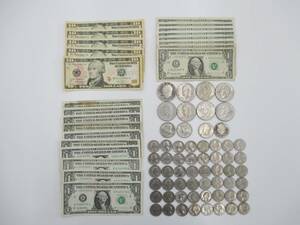 ■１円～！アメリカ　ドル　紙幣　コイン　米ドル　計90ドル分■