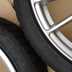 【処分】RAYS gram LIGHTS 57 xtreme グラムライツ19x8.5J +45 PCD114.3 タイヤホイール４本セット 235/35ZR19 DUNLOP SPORT MAXX TTの画像10