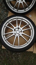 【処分】RAYS gram LIGHTS 57 xtreme グラムライツ19x8.5J +45 PCD114.3 タイヤホイール４本セット 235/35ZR19 DUNLOP SPORT MAXX TT_画像7