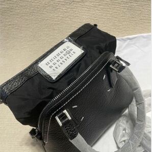 Maison Margiela ハンドバッグ メゾンマルジェラ 5AC マイクロ ショルダーバッグ ◆レザー/ブラック◆バッグ◆黒 の画像3