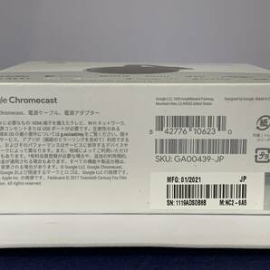 ★☆Google クロームキャスト Chromecast 第3世代 GA00439-JP 中古品☆★の画像3