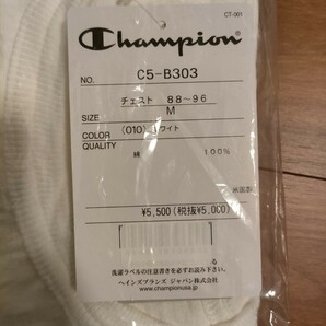 新品 Champion T1011 C5-B303 ポケットTシャツ USA①の画像3